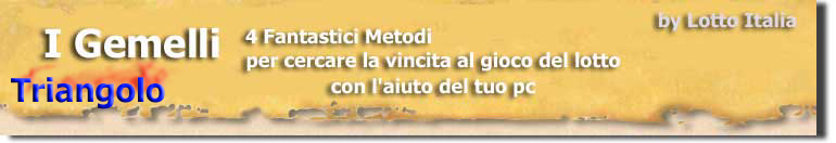 programma per il lotto, metodi pronti